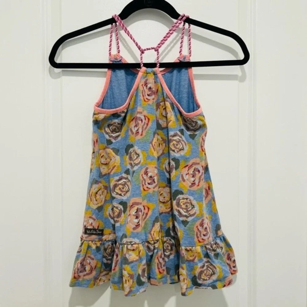 Matilda Jane Girls Twister Tank Adventure Begins in Size 10 Floral Print